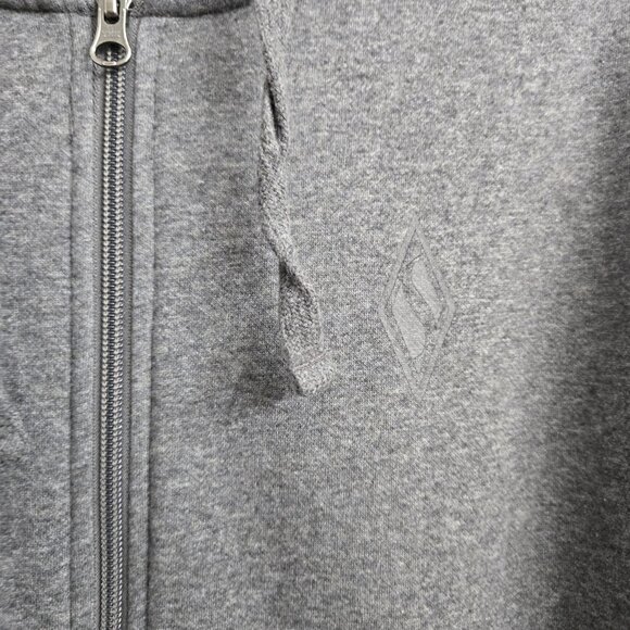 Skechers Gray Men's Jacket Size Large Zip Up Hoodie - Picture 4 of 8